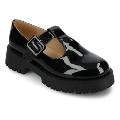 Journee Collection Suvi Womens Round Closed Toe Mary Jane Shoes