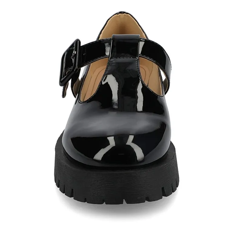 Journee Collection Suvi Womens Round Closed Toe Mary Jane Shoes