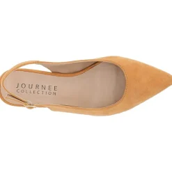 Journee Collection Sylvia Womens Pointed Closed Toe Block Heel Pumps