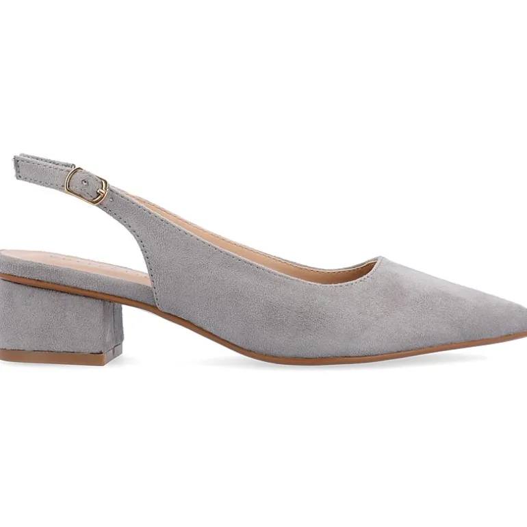 Journee Collection Sylvia Womens Pointed Closed Toe Block Heel Pumps