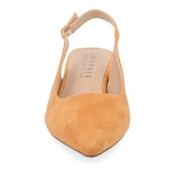 Journee Collection Sylvia Womens Pointed Closed Toe Block Heel Pumps