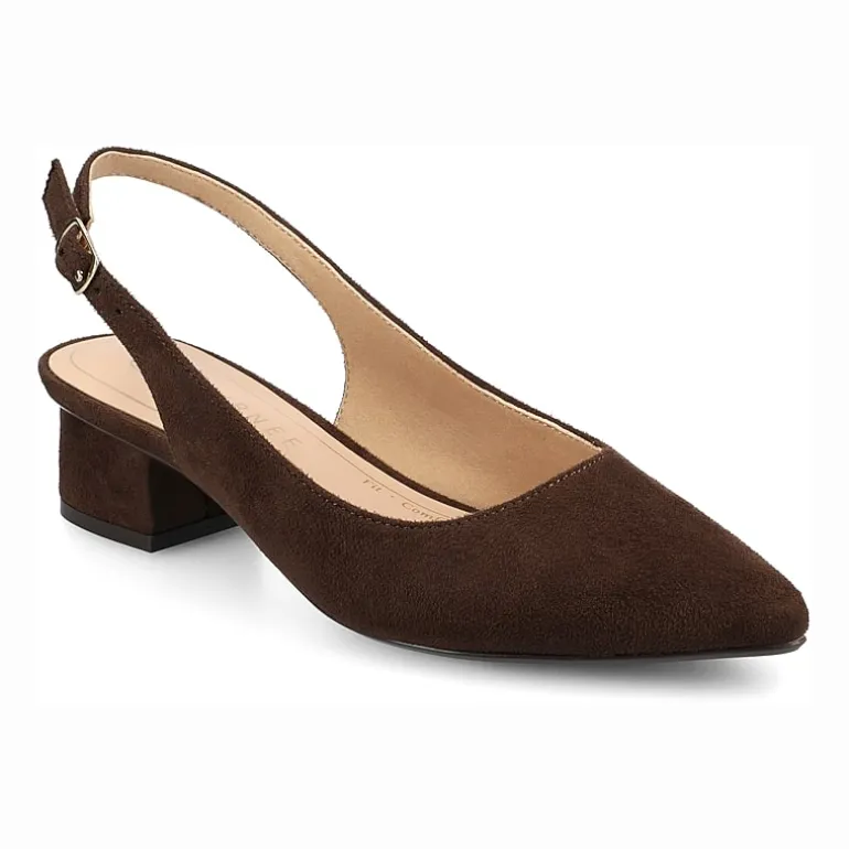 Journee Collection Sylvia Womens Pointed Closed Toe Block Heel Pumps