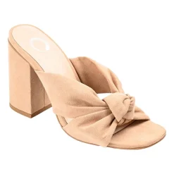 Journee Collection Tabithea Womens Round Open Toe Block Heel Pumps