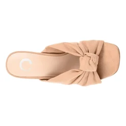 Journee Collection Tabithea Womens Round Open Toe Block Heel Pumps