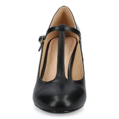 Journee Collection Talani Womens Almond Closed Toe Block Heel Pumps