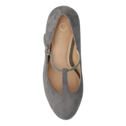 Journee Collection Talani Womens Almond Closed Toe Block Heel Pumps
