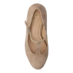 Journee Collection Talani Womens Almond Closed Toe Block Heel Pumps