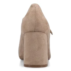 Journee Collection Talani Womens Almond Closed Toe Block Heel Pumps