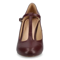 Journee Collection Talani Womens Almond Closed Toe Block Heel Pumps
