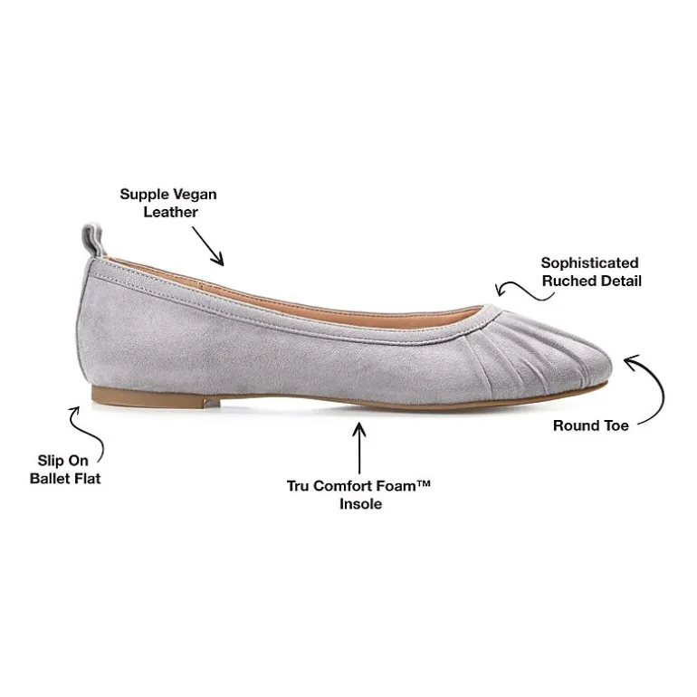 Journee Collection Tannya Womens Round Ballet Flats