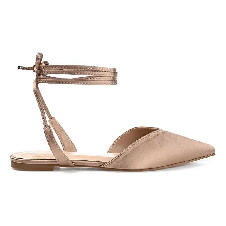 Journee Collection Theia Womens Pointed Ballet Flats