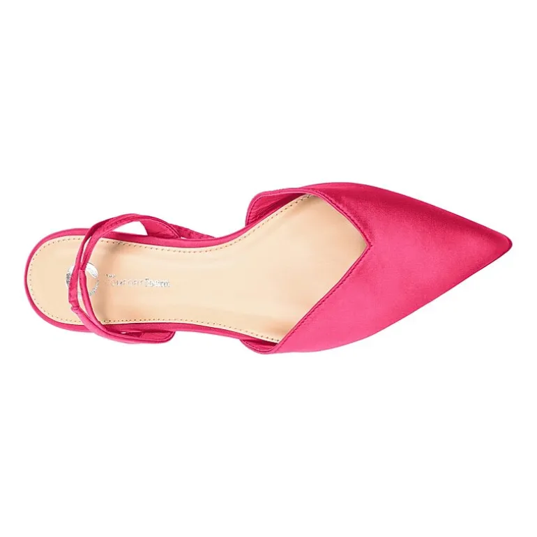 Journee Collection Theia Womens Pointed Ballet Flats