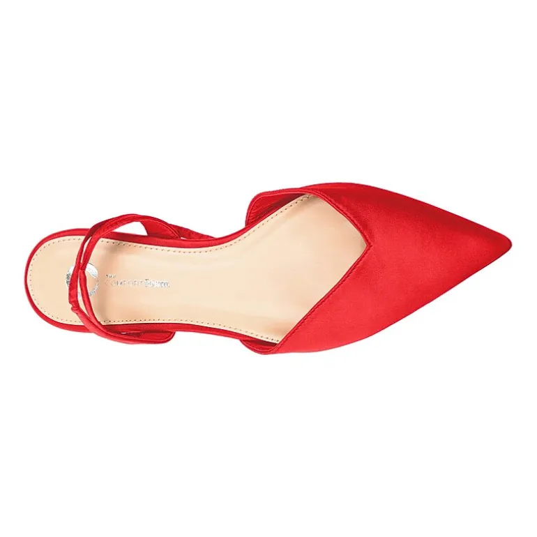 Journee Collection Theia Womens Pointed Ballet Flats