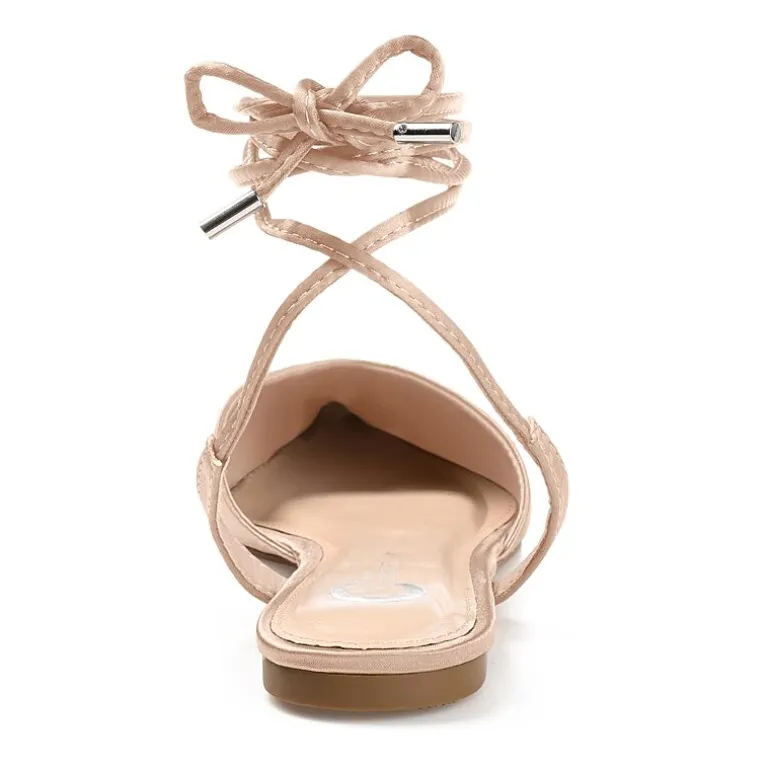 Journee Collection Theia Womens Pointed Ballet Flats