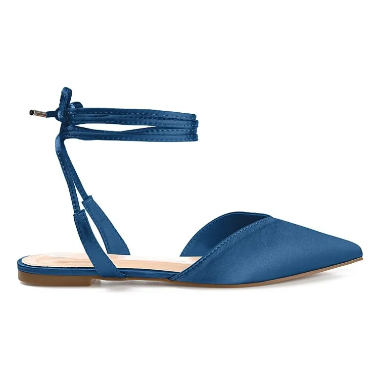 Journee Collection Theia Womens Pointed Ballet Flats