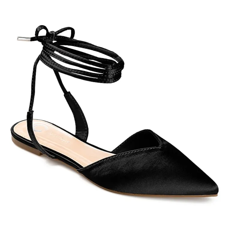 Journee Collection Theia Womens Pointed Ballet Flats