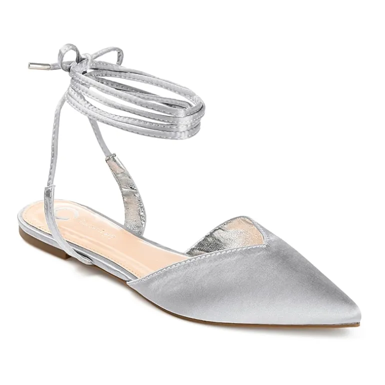 Journee Collection Theia Womens Pointed Ballet Flats