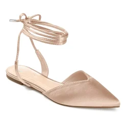 Journee Collection Theia Womens Pointed Ballet Flats