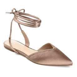 Journee Collection Theia Womens Pointed Ballet Flats