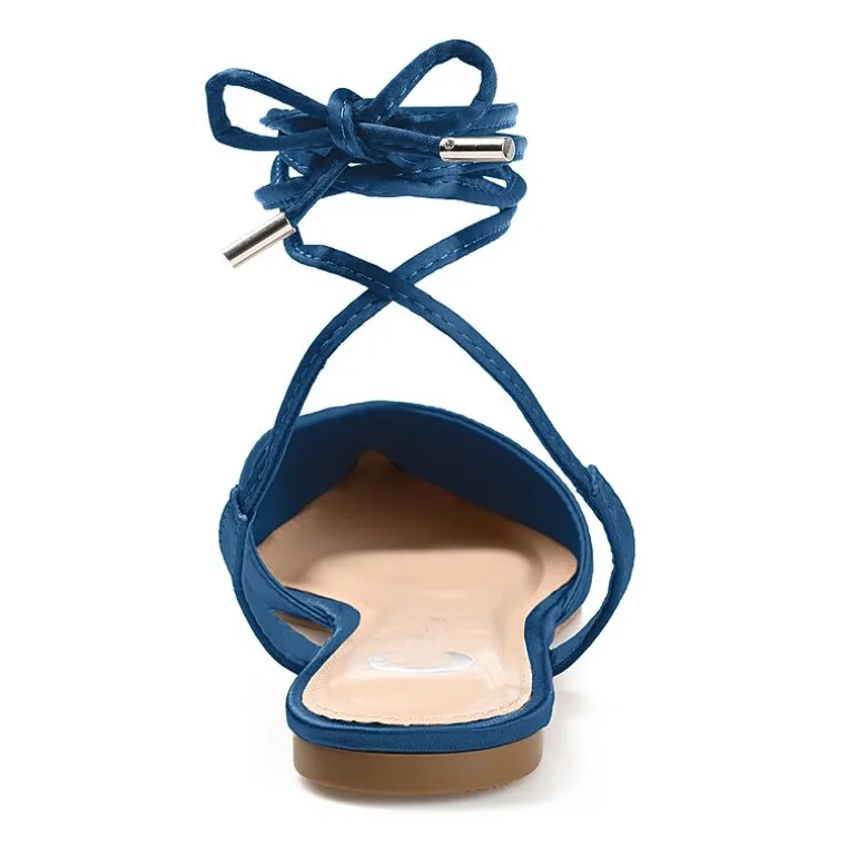 Journee Collection Theia Womens Pointed Ballet Flats