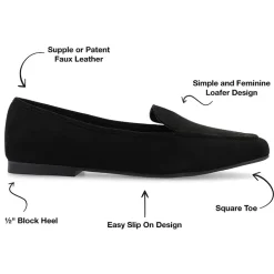 Journee Collection Tullie Womens Square Loafers