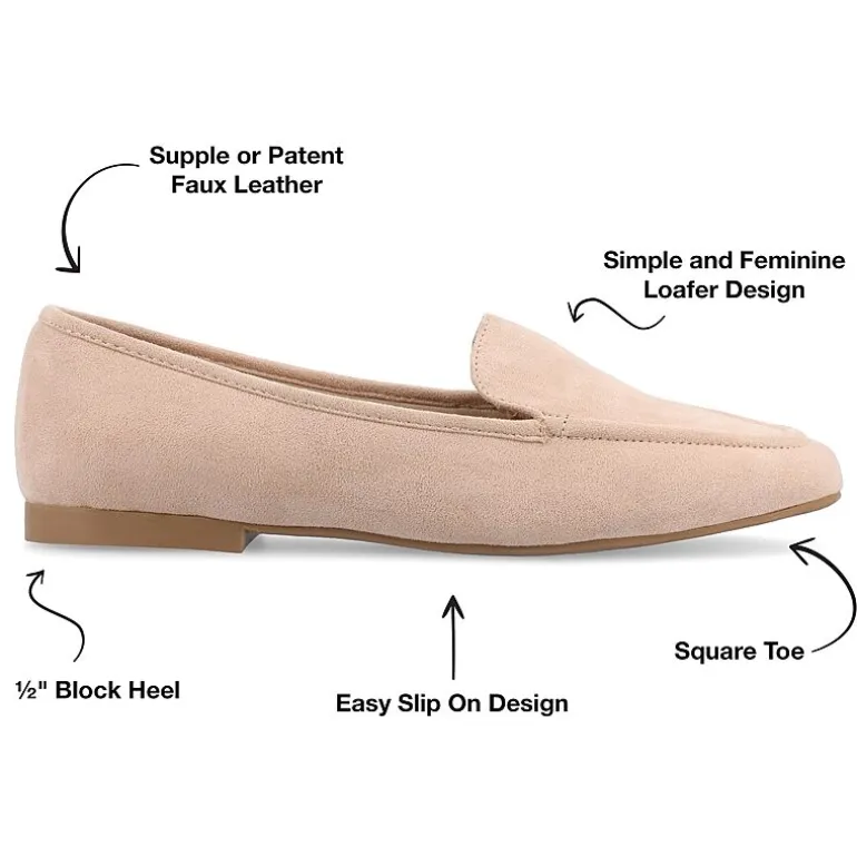 Journee Collection Tullie Womens Square Loafers