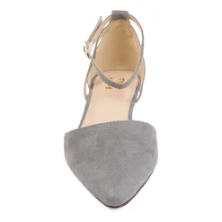Journee Collection Womens Arkie Pumps Buckle Pointed Toe Wedge Heel