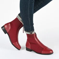 Journee Collection Womens Bexlie Stacked Heel Booties