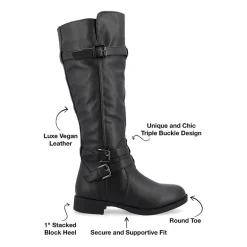 Journee Collection Womens Bite Tall Boots
