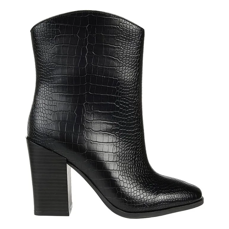Journee Collection Womens Brekinn Stacked Heel Booties