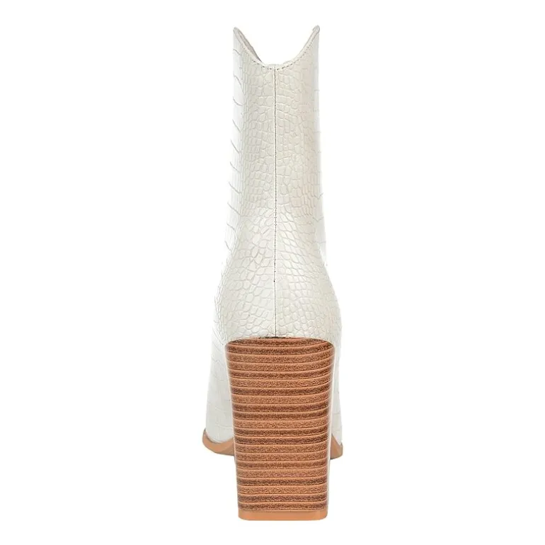 Journee Collection Womens Brekinn Stacked Heel Booties