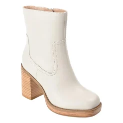 Journee Collection Womens Brittany Block Heel Booties