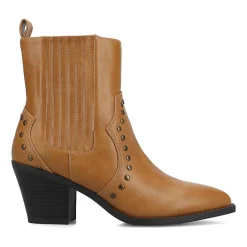Journee Collection Womens Braylee Block Heel Booties