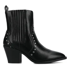 Journee Collection Womens Braylee Block Heel Booties