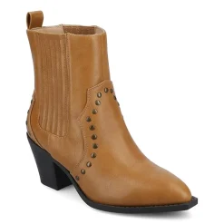 Journee Collection Womens Braylee Block Heel Booties