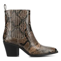 Journee Collection Womens Braylee Block Heel Booties