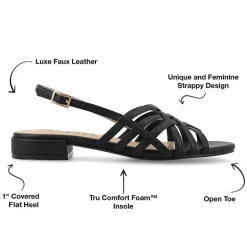 Journee Collection Womens Cassandra Heeled Sandals