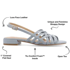Journee Collection Womens Cassandra Heeled Sandals