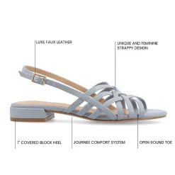 Journee Collection Womens Cassandra Heeled Sandals