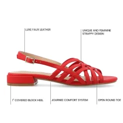 Journee Collection Womens Cassandra Heeled Sandals