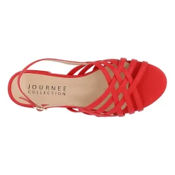 Journee Collection Womens Cassandra Heeled Sandals