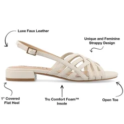 Journee Collection Womens Cassandra Heeled Sandals