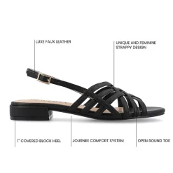 Journee Collection Womens Cassandra Heeled Sandals