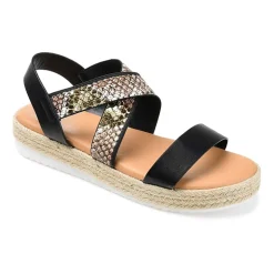 Journee Collection Womens Caroline Wedge Sandals