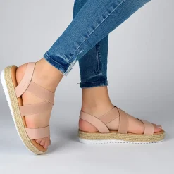 Journee Collection Womens Caroline Wedge Sandals