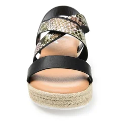 Journee Collection Womens Caroline Wedge Sandals