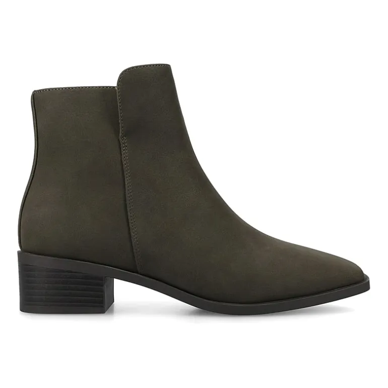 Journee Collection Womens Cappri Stacked Heel Booties