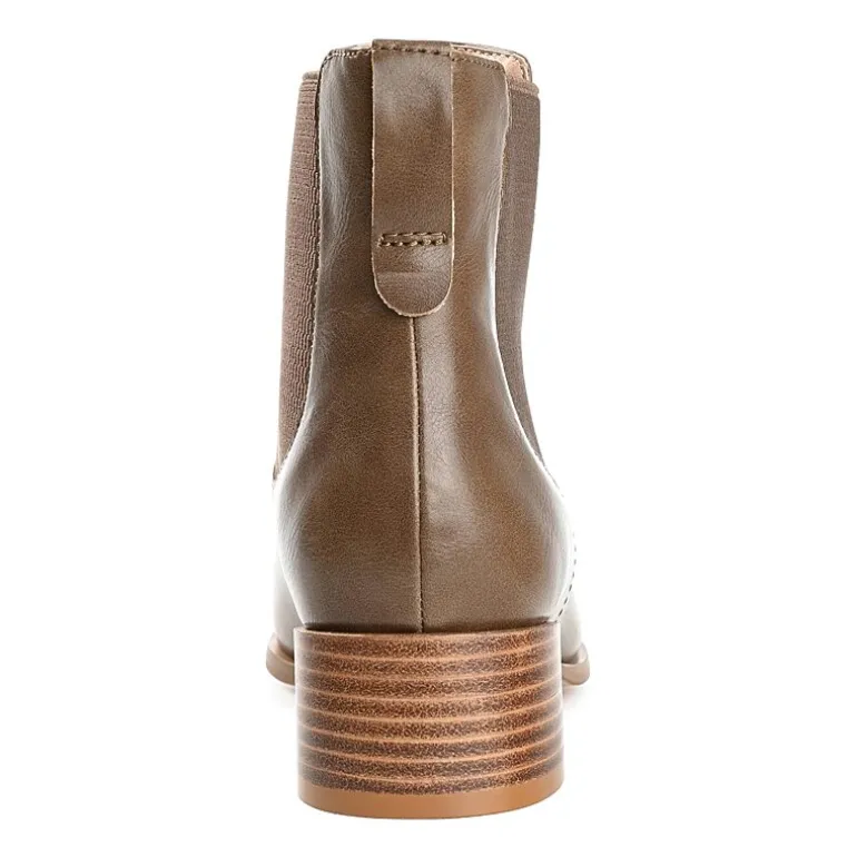 Journee Collection Womens Chayse Stacked Heel Booties
