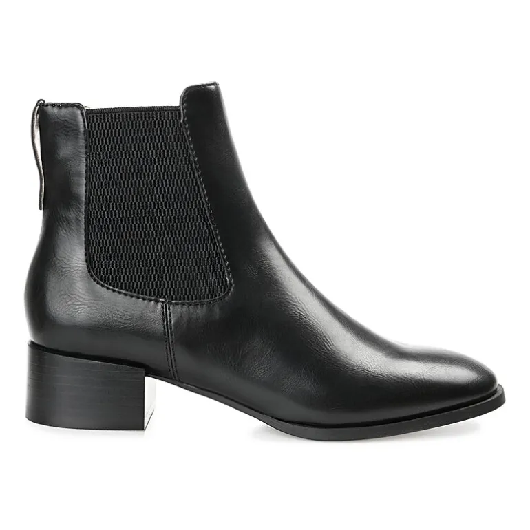 Journee Collection Womens Chayse Stacked Heel Booties