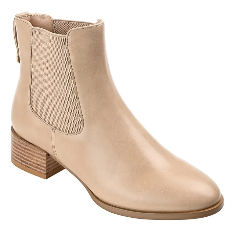 Journee Collection Womens Chayse Stacked Heel Booties